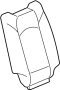 Image of Seat Back Cushion Cover image for your 2019 Chevrolet Traverse  RS Sport Utility  
