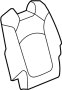 Image of Seat Back Cushion Cover image for your 2019 Chevrolet Traverse    