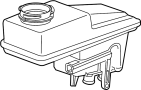 View Brake Master Cylinder Reservoir Full-Sized Product Image 1 of 4