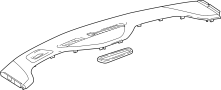 Image of Instrument Panel Trim Panel (Upper) image for your 2008 Chevrolet Express 2500   