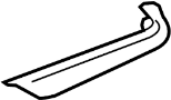 Door Trim Molding (Front, Upper)