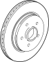 View Disc Brake Rotor (Front) Full-Sized Product Image