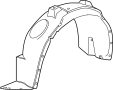 Image of Fender Splash Shield (Front) image for your 2020 Chevrolet Equinox   