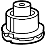View Engine Cradle Insulator (Front, Lower) Full-Sized Product Image