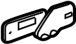 22931775 Seat Track Cover Bracket