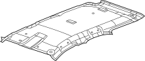 Image of Headliner image for your 2002 Chevrolet Cavalier LS Sedan 2.2L Ecotec M/T 