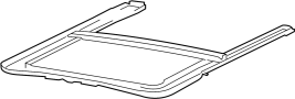 25895795 Sunroof Frame (Right, Front)