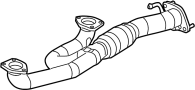 15250584 Pipe. Exhaust. Assembly - Manifold Flexible. Crossover. (Front)