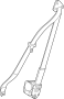 Image of Seat Belt Lap and Shoulder Belt image