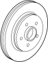 View Disc Brake Rotor (Front) Full-Sized Product Image