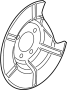 View Shield. Plate. Backing. Brake. (Left, Rear) Full-Sized Product Image