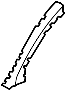 View Body A-Pillar Reinforcement (Front, Upper) Full-Sized Product Image 1 of 3
