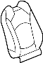20864299 Seat Back Cushion Cover