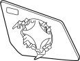 View Door Mirror Glass Full-Sized Product Image