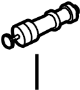 Image of Valve. (Front). A/C High Side Charging. image for your Lincoln MKX  