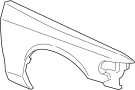 Image of Fender (Front) image for your 2018 Ford F-250 Super Duty 6.7L Power-Stroke V8 DIESEL A/T 4WD XL Standard Cab Pickup 