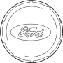Image of Wheel Cap image for your 2011 Ford Fusion 2.5L Duratec FULL HYBRID EV-GAS (FHEV) CVT FWD Hybrid Sedan 