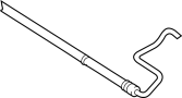 Image of Power Steering Pressure Hose image for your 2003 Mercury Grand Marquis  LS Sedan 