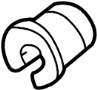 Image of Bushing. Tube. retainer. Shift. image for your 2012 Ford E-250   