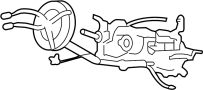 Image of Air Bag Clockspring image for your 2012 Ford F-250 Super Duty 6.2L V8 FLEX A/T RWD XLT Extended Cab Pickup Fleetside 