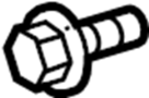 Image of Bolt. Hinge. (Upper, Lower). Bolt used to secure the. image for your 2012 Ford F-150 5.0L V8 FLEX A/T 4WD XL Extended Cab Pickup Fleetside 