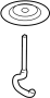 Image of Jack. Bolt. Spare. A bolt used on a floor. image for your 2019 Ford F-150  XL Crew Cab Pickup Fleetside 