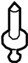 Image of Mud. Rivet. Retainer. (Lower). Mud Flap Screw. Valance. image for your 2022 Ford F-150 3.5L PowerBoost V6 FULL HYBRID EV-GAS (FHEV) A/T RWD XLT Extended Cab Pickup Fleetside 