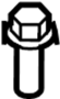 Image of Bolt. Impact. Bar. Bolt that secures the. image for your 2022 Ford F-150 3.5L PowerBoost V6 FULL HYBRID EV-GAS (FHEV) A/T RWD XLT Extended Cab Pickup Fleetside 