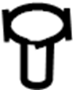 View Clip. Retainer. Trim. Deflector. Pin. (Front, Rear, Lower) Full-Sized Product Image