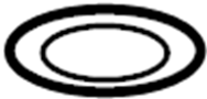 Image of Engine Coolant Thermostat Gasket (Lower) image for your 1999 Ford E-250 Econoline   
