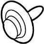 Image of Pulley. Bolt. Idler. (Lower). Accessory Drive Belt. image for your 1997 Ford E-150 Econoline   