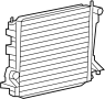 Image of Radiator image for your 2001 Ford F-250 Super Duty 5.4L Triton V8 A/T 4WD XLT Standard Cab Pickup Fleetside 