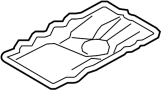 Image of Engine Oil Pan (Lower) image for your 2009 Ford Explorer Sport Trac 4.0L V6 A/T RWD Limited Crew Cab Pickup Fleetside 