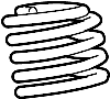 Image of Coil Spring (Front) image for your Ford Mustang  