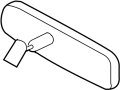 Image of Interior Rear View Mirror (Rear) image for your 1994 Ford Mustang   