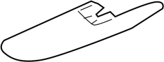 View Interior Quarter Panel Trim Panel (Front, Rear, Upper) Full-Sized Product Image