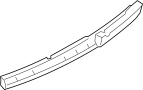 Image of Bumper Impact Bar (Rear) image for your 2015 Ford Police Interceptor Utility   