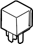 Image of Flasher. Relay. Hazard. Combo-Flasher. Exc.Turn. image for your 1987 Lincoln Town Car   