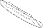 Image of Grille Molding (Front, Lower) image for your 2017 Ford F-150  Raptor Crew Cab Pickup Fleetside 