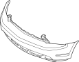 View Bumper Cover (Front, Upper) Full-Sized Product Image 1 of 3
