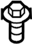 View Bolt. Support. Radiator. (Front, Upper) Full-Sized Product Image