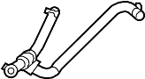Image of Engine Coolant Overflow Hose image for your 2017 Ford F-250 Super Duty  XLT Standard Cab Pickup Fleetside 