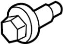 Image of Bolt. Tensioner. Pulley. Belt. Screw. Belt Tensioner Bolt. image