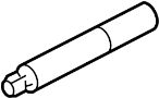 Image of Stud. Mount. Bracket. Transmission. Alternator. (Rear). A threaded rod which is. image for your 2023 Ford F-150 2.7L EcoBoost V6 A/T RWD XL Crew Cab Pickup Fleetside 