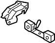 Image of Exhaust Muffler Bracket (Front, Rear) image for your 2008 Ford Fusion   