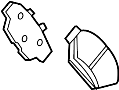 Image of Disc Brake Pad Set (Front) image for your 2024 Ford Escape   