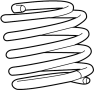Image of Coil Spring (Front) image for your 2007 Lincoln Town Car   