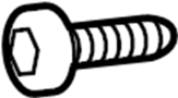 Image of Screw. Steering. Column. Cover. Housing. (Lower). A Screw that is used to. image for your 2019 Ford Police Interceptor Sedan   