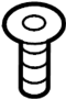 View Screw. (Front, Upper, Lower) Full-Sized Product Image