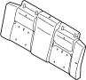 Image of Seat Back Cushion (Rear) image for your 1989 Ford Mustang   